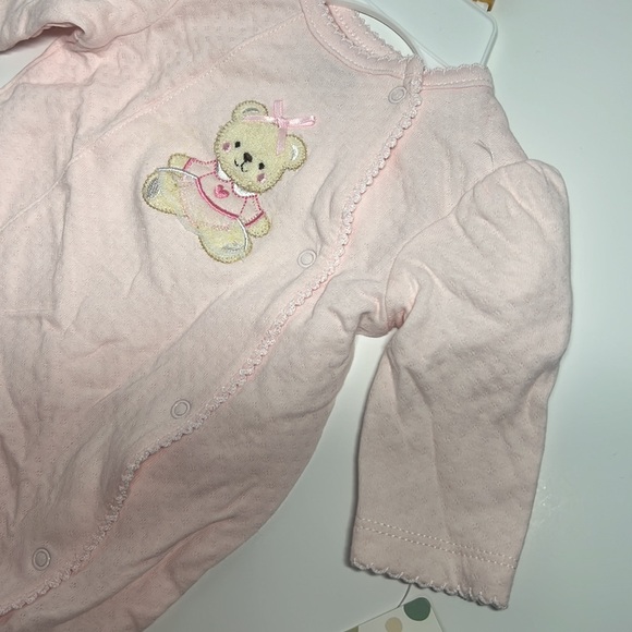 NWT Little Me button down Newborn 👶 pink - Picture 3 of 5